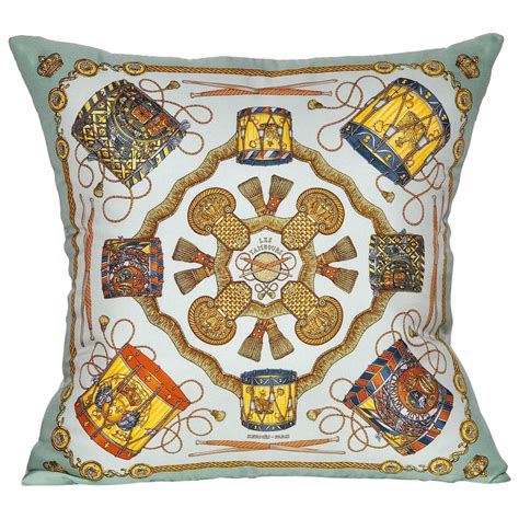 hermes scarf pillows for sale|hermes pillows for sale.